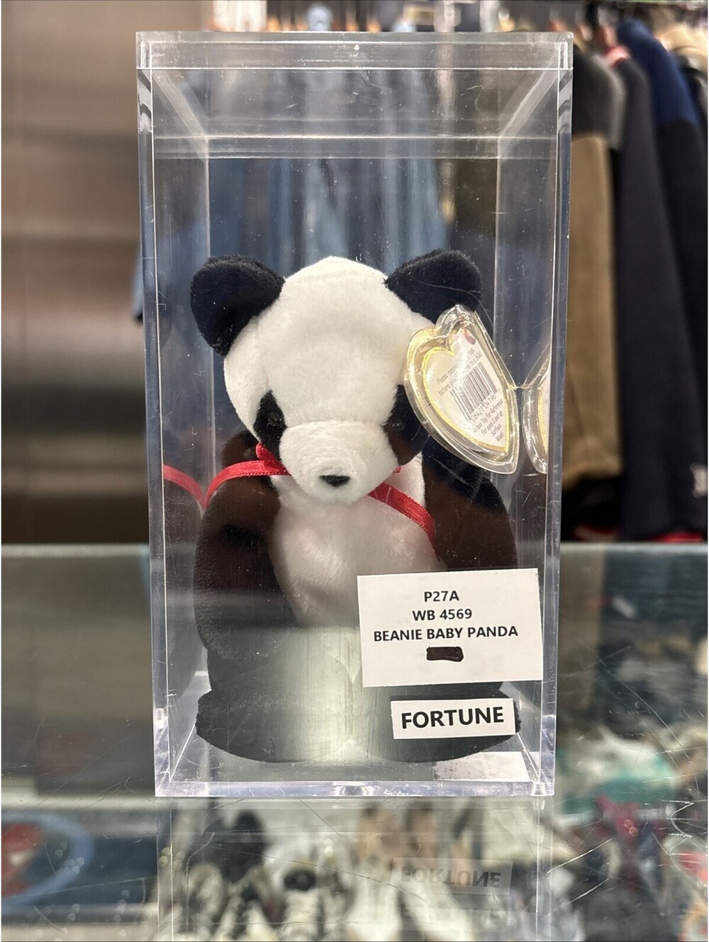 Vintage 1998 Ty Beanie Babies - Fortune Panda Bear With Tags